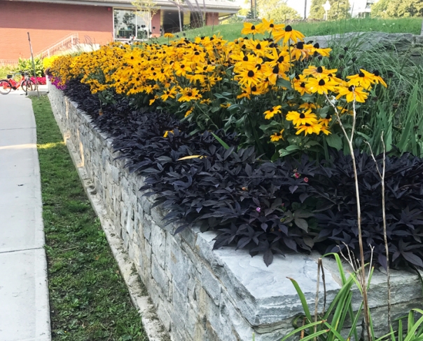 Mur de soutènement -Westmount - Mur de soutènement avec fondation sous le niveau du gel