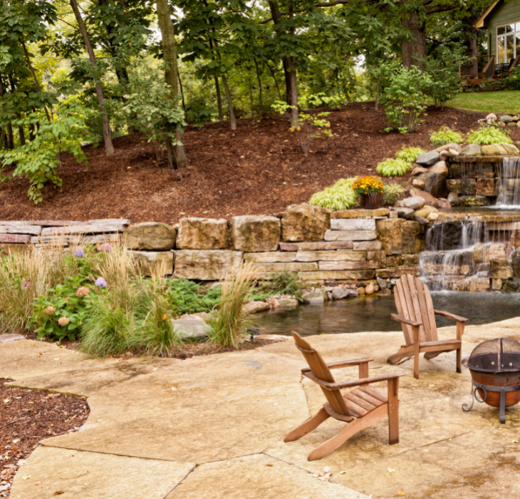  Natural stone terrace -  Natural pool surrounded by a natural stone terrace