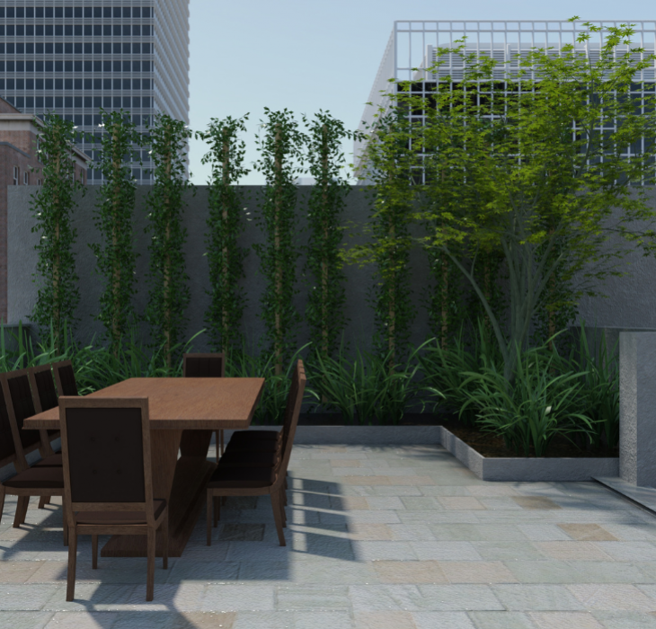 Terrasse Urbaine - Aménagement paysager parfait pour habiller une terrasse