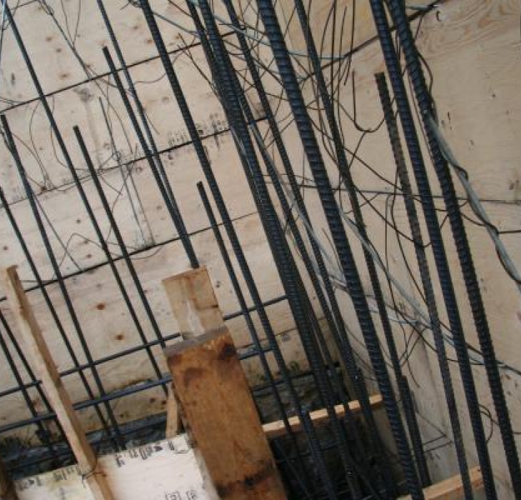 Form work and steel reinforcement - 