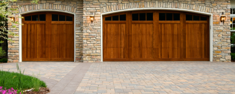 Driveway -  Driveway in paving stone assembly